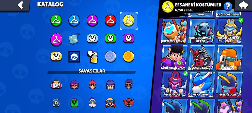 Brawl Stars hesabı – yüksək səviyyəli kolleksiya və kupalar.Real — Digər, Xırdalan (6)