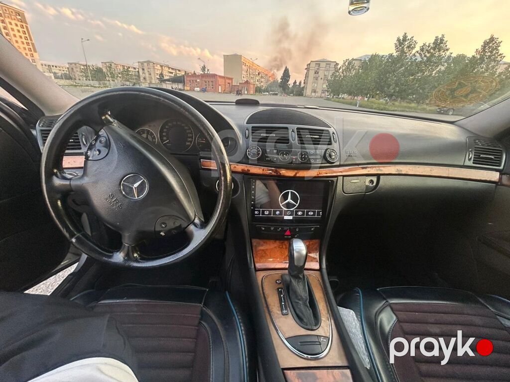 Mercedes-Benz E-Class: 2.2 l 2002 il Sedan 90-OT-858 — Avtomobillər, Gəncə (8)