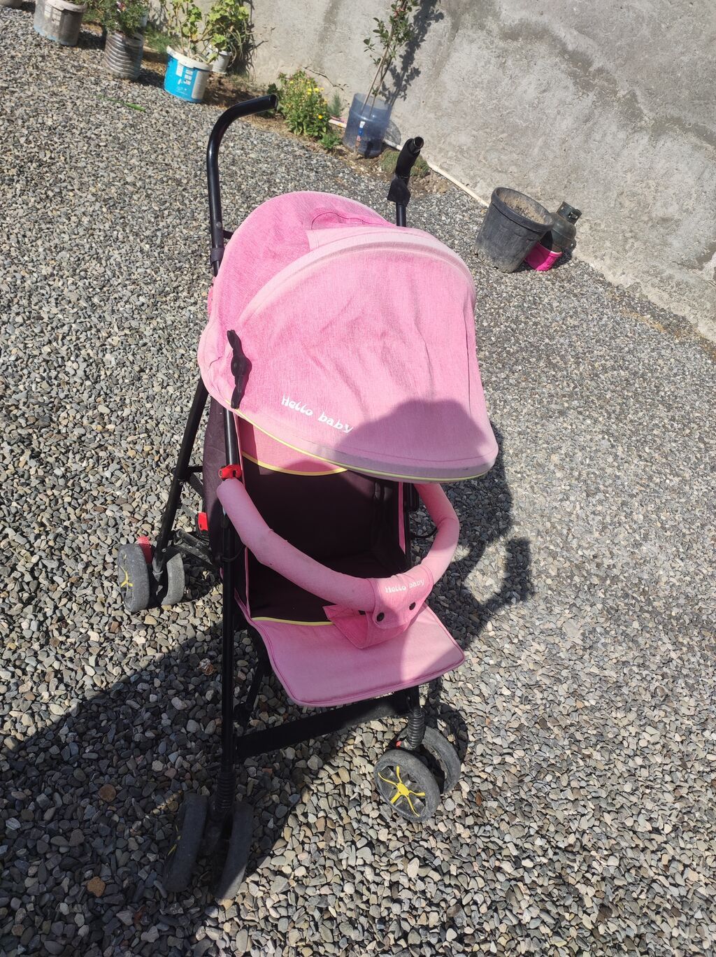Uşaq arabası – “Hello Baby” brendi, çəhrayı rəng. Xüsusiyyətlər — Arabalalar, Digah (5)