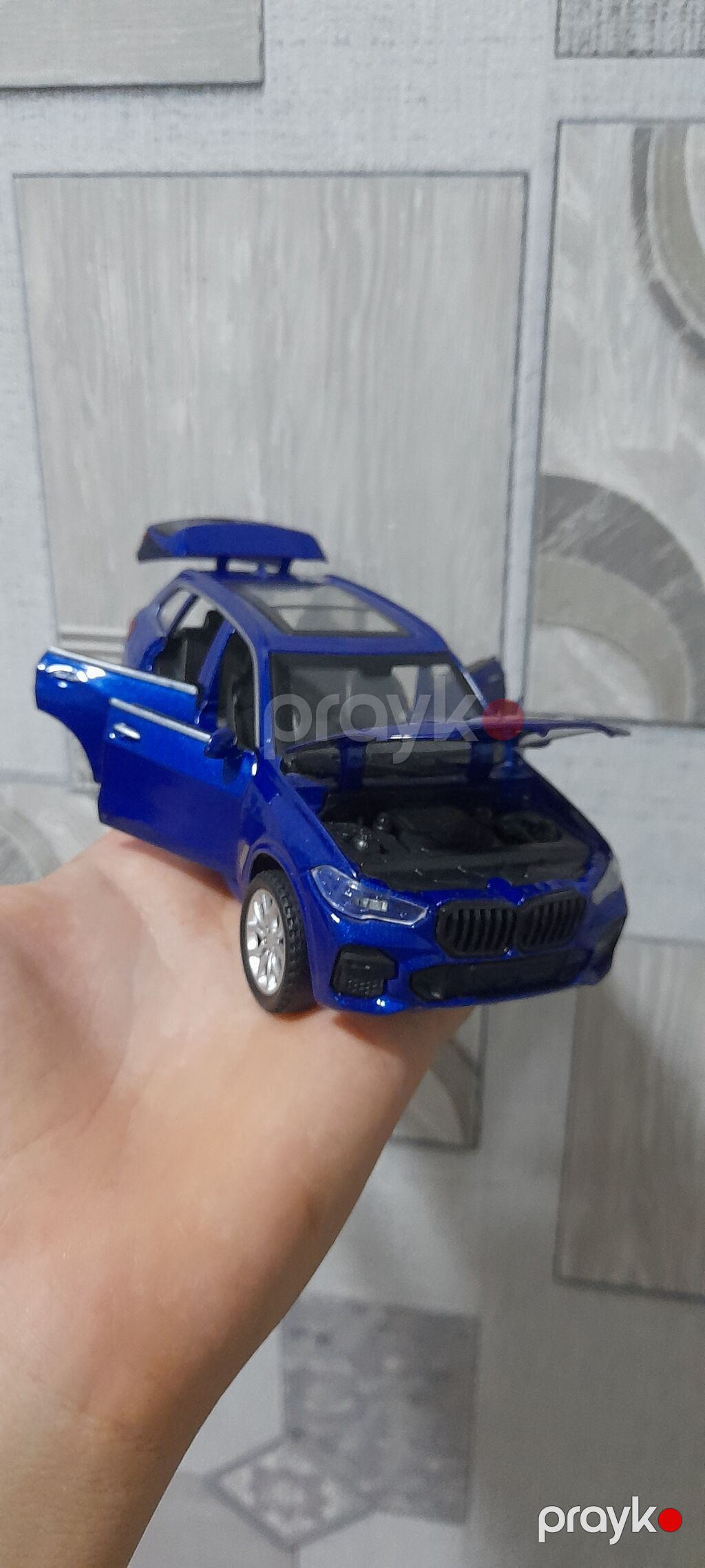 Bmw x5 1:32 Ölçüdə Təzədir Səsli və İşıqlı Hər yeri açılır Zərli göy — Modellar, Bakı (3)