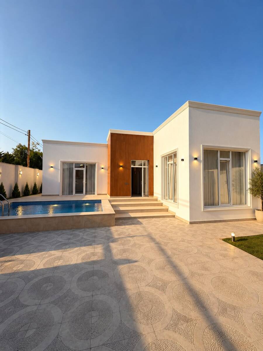 Satılır 4 otaqlı həyət evi/bağ evi 115 m² — Ev, villa, Bakı (2)