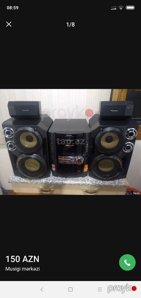 Panasonic musiqi mərkəzi komplekti - Model: Panasonic mini Hi‑Fi — Bakı