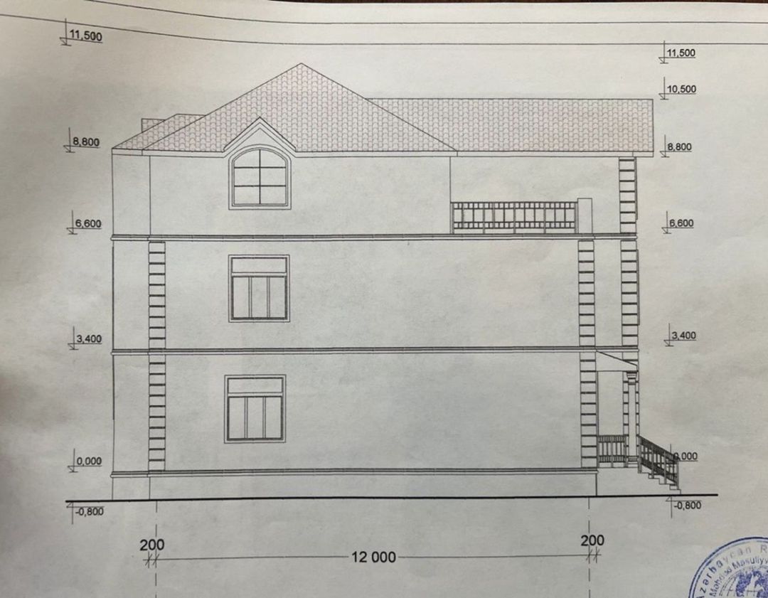 Satılır 9 otaqlı həyət evi/bağ evi 360 m² — Ev, villa, Xırdalan (5)