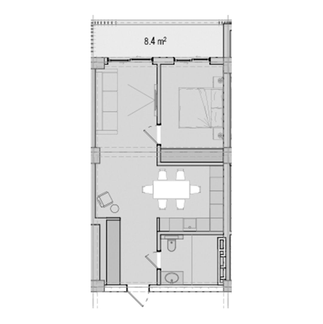 Satılır 2 otaqlı yeni tikili 69.8 m² — Mənzil, Bakı (7)