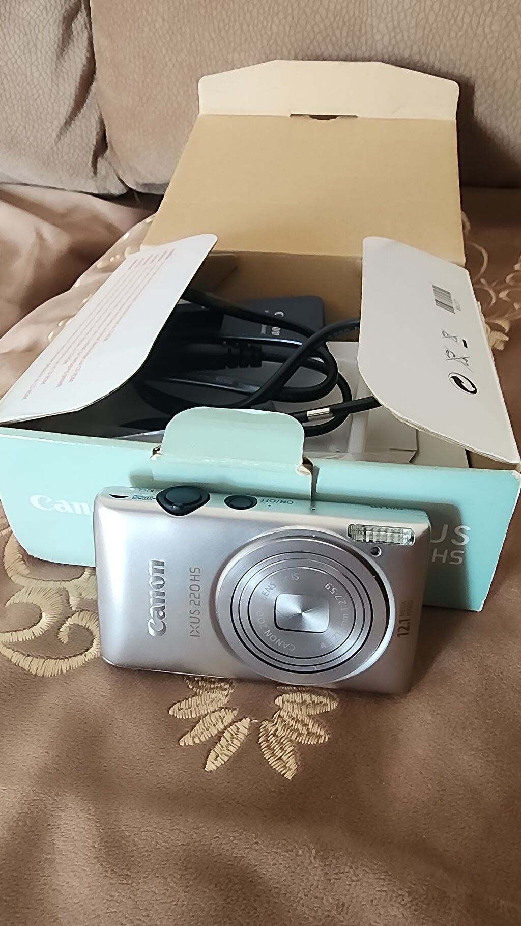 Canon Ixus 220 HS rəqəmsal fotoaparat Xüsusiyyətlər: - 12.1 MP HS — Elektronika, Bakı (3)