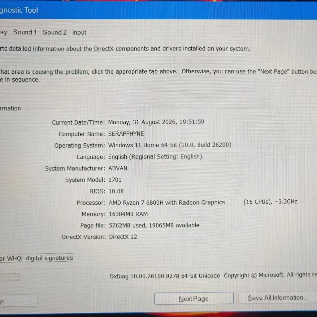 Advan Pixwar 15.6" noutbuk Texniki xüsusiyyətlər: - Prosessor: AMD — Elektronika, Göyçay (5)