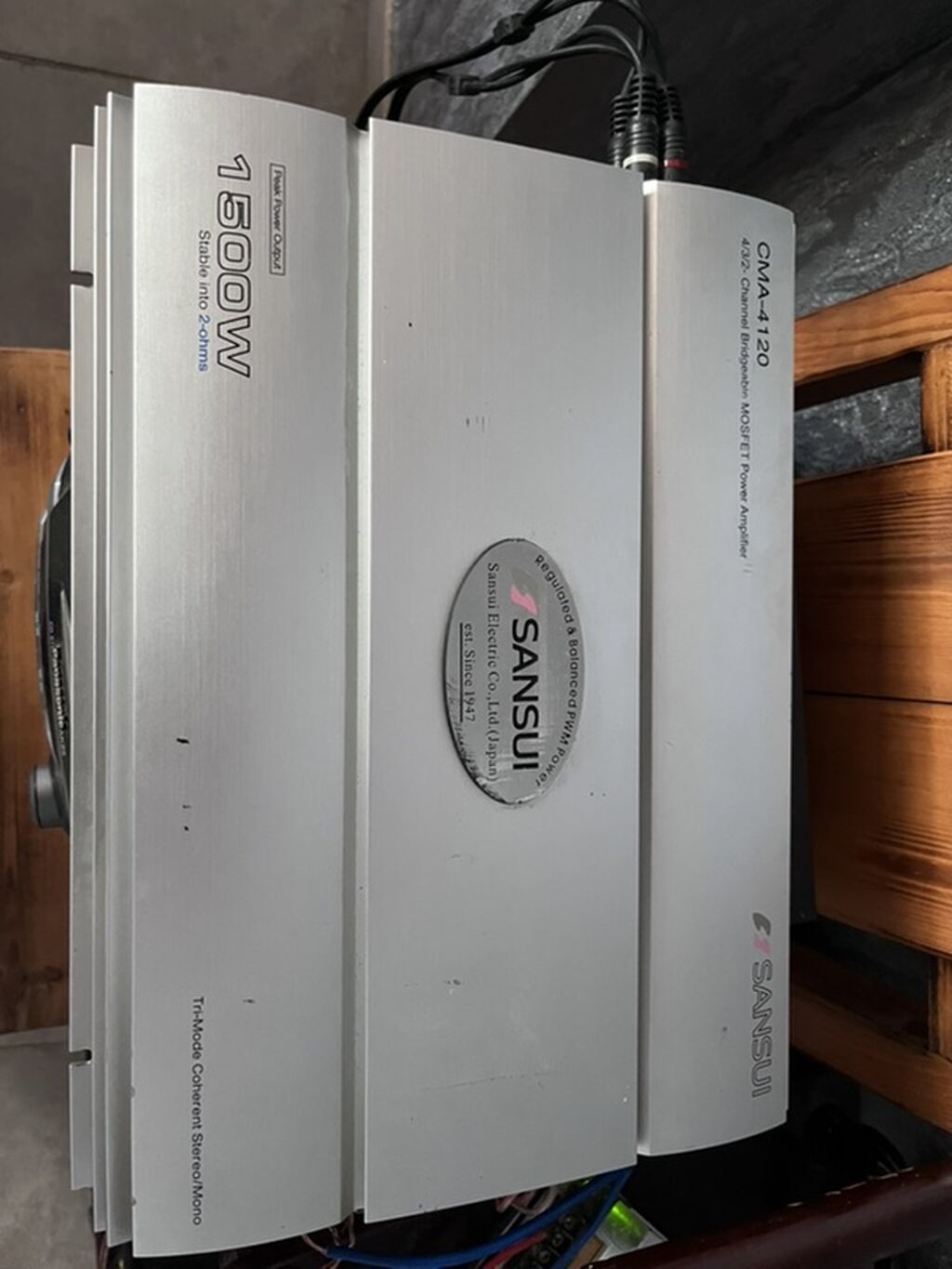 Sansui CMA-4120 avtomobil gücləndiricisi - Güc: 1500W Peak Power — Elektronika, Masazır (3)
