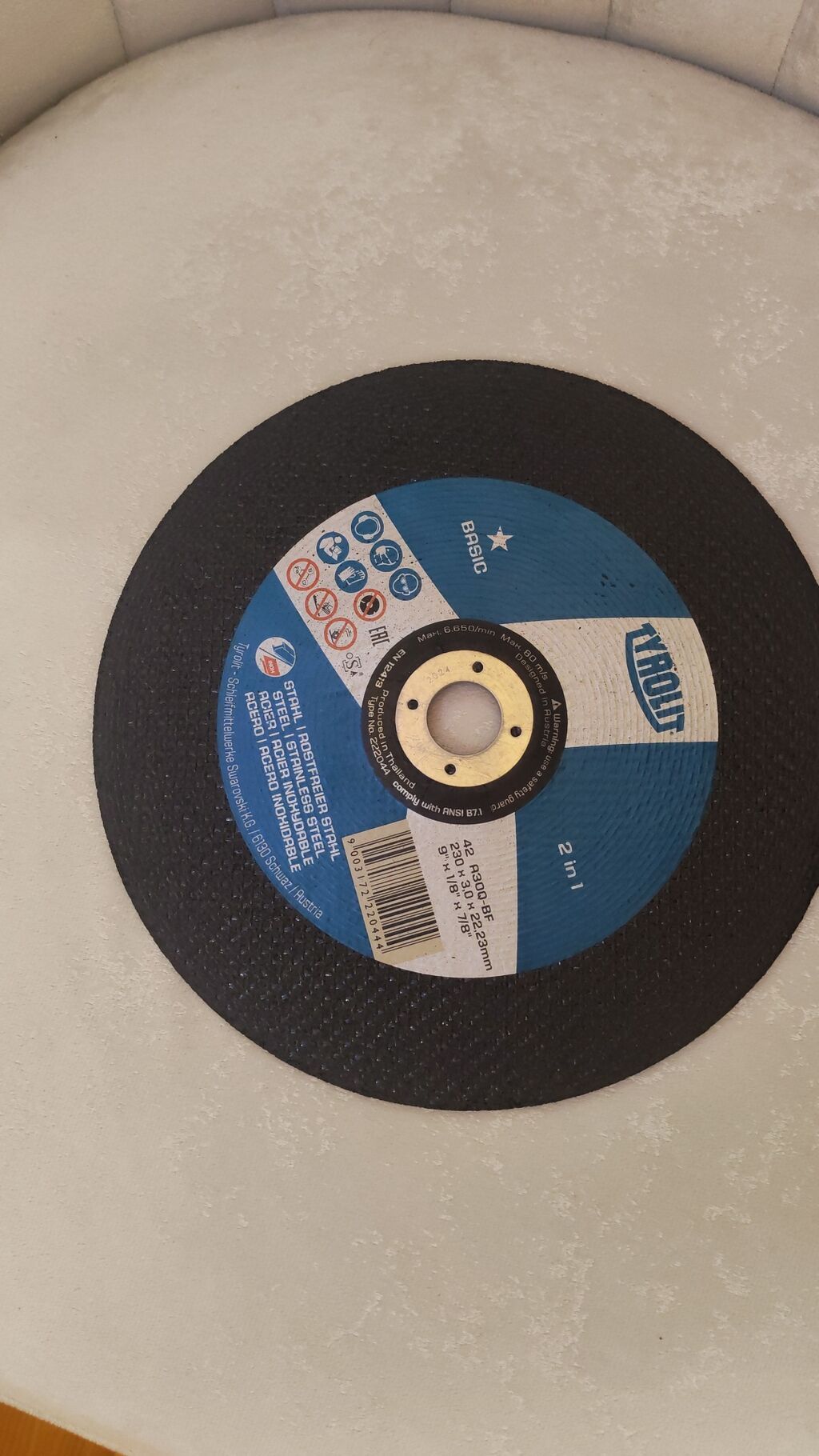 Tyrolit Basic “2 in 1” kəsici disk - Model: A 24 R 30Q-BF (etiket — Alətlər, Bakı