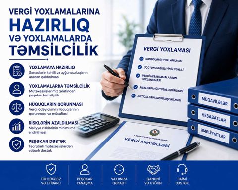 Vergi yoxlamalarına hazırlıq və yoxlamalarda təmsilçilik — Bakı