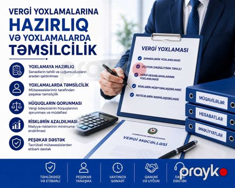 Vergi yoxlamalarına hazırlıq və yoxlamalarda təmsilçilik — Bakı