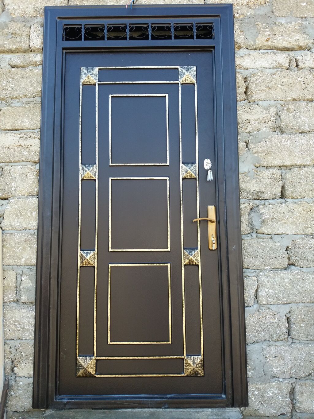 Metal qapılar – fərqli modellər - Material: qalın divarlı metal — Təmir və inşaat, Digah (3)