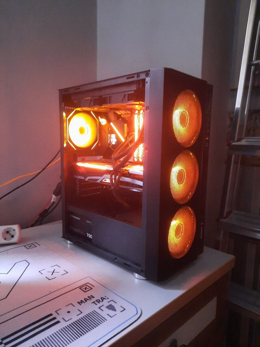Gaming PC Ryzen 7 RX 6700 XT — Masaüstü kompüterlər, Bakı (3)