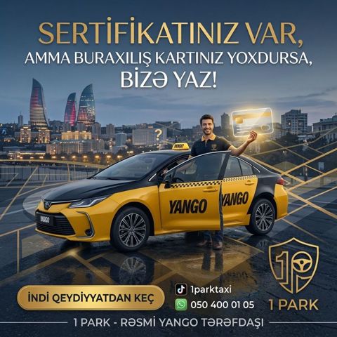 Taksi sürücüsü tələb olunur, İşəmuzd ödəniş, 6 ildən artıq təcrübə — Bakı
