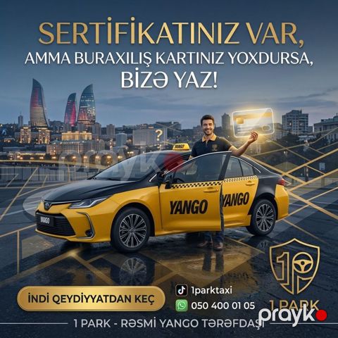 Taksi sürücüsü tələb olunur, İşəmuzd ödəniş, 6 ildən artıq təcrübə — Bakı