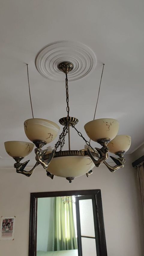 Çılçıraq, 6 lampa, Şüşə — Bakı