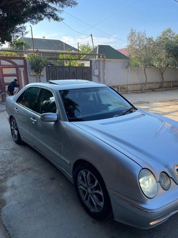 Mercedes E 200, 2.0 L, 2000 il, 383 000 km — Avtomobillər, Bakı (2)