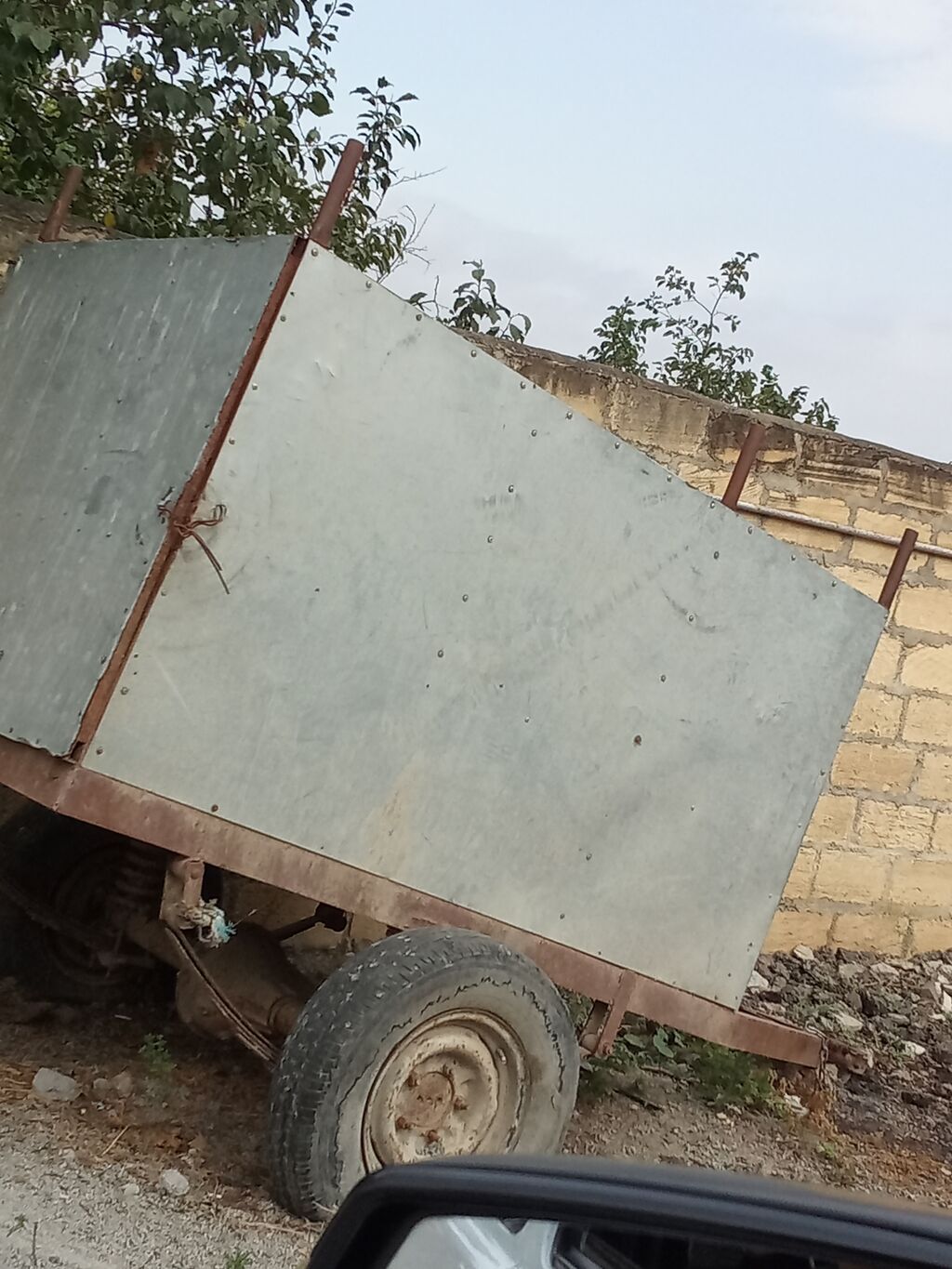 Boş Bekar adamlar yigmasin Metall karkaslı, qoşqu tipli iki təkərli — Qoşqular, Gəncə (4)