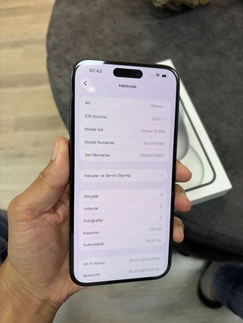 IPhone 15 Plus, 128 GB, Qara, Face ID — Digah