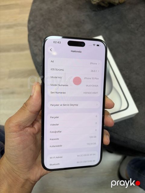 IPhone 15 Plus, 128 GB, Qara, Face ID — Digah