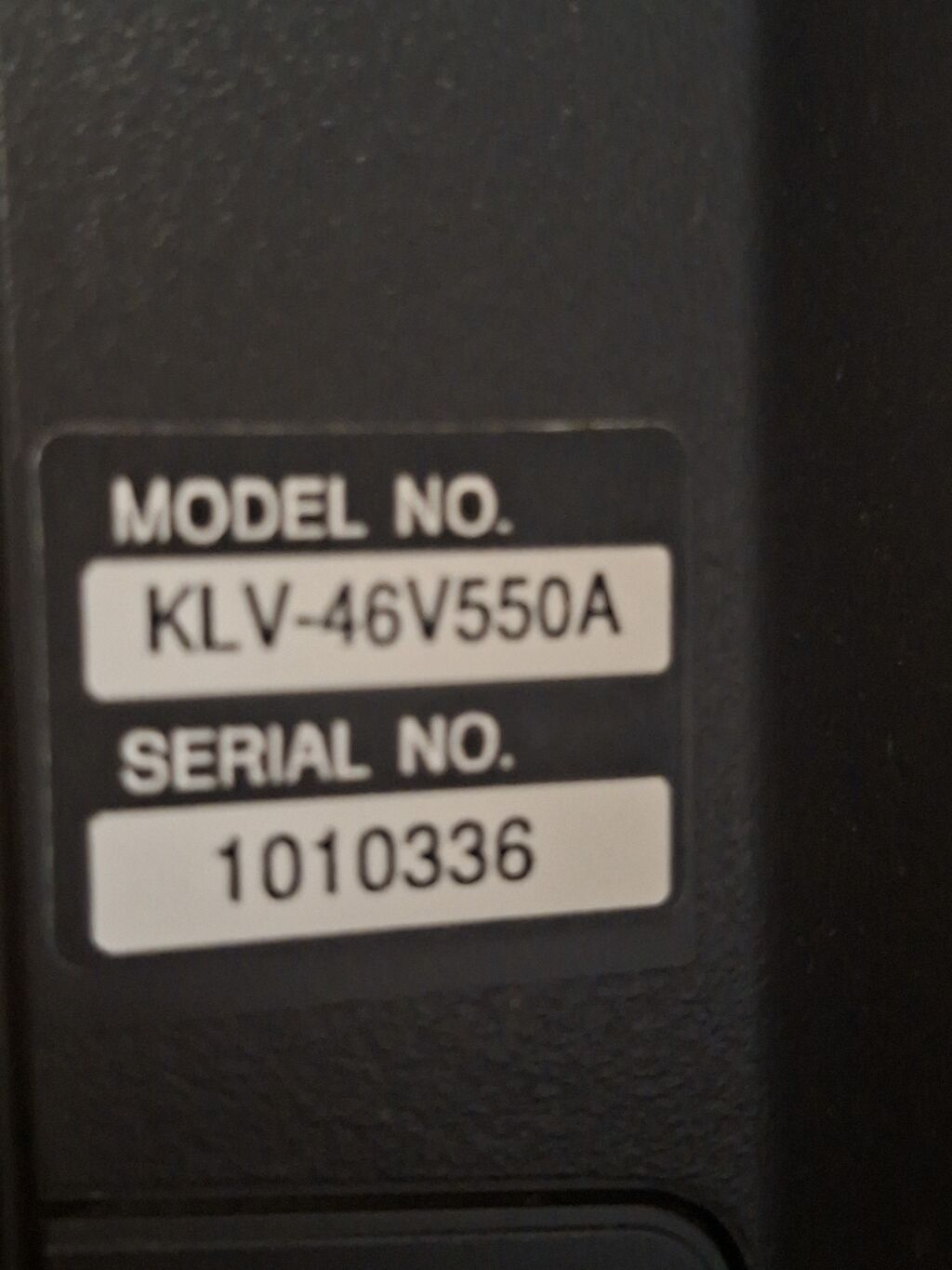 Sony Bravia KLV-46V550A – 46 düymlük Full HD LCD televizor - Ekran — Televizorlar, Bakı (2)