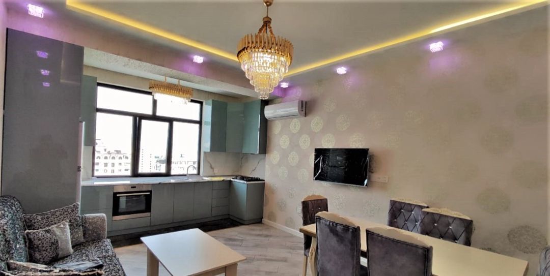 İcarəyə verilir 3 otaqlı yeni tikili 120 m² — Mənzil, Bakı (2)