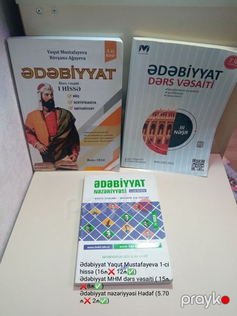 Ədəbiyyat üzrə tədris vəsaitləri dəsti - Ədəbiyyat. Dərs vəsaiti, I