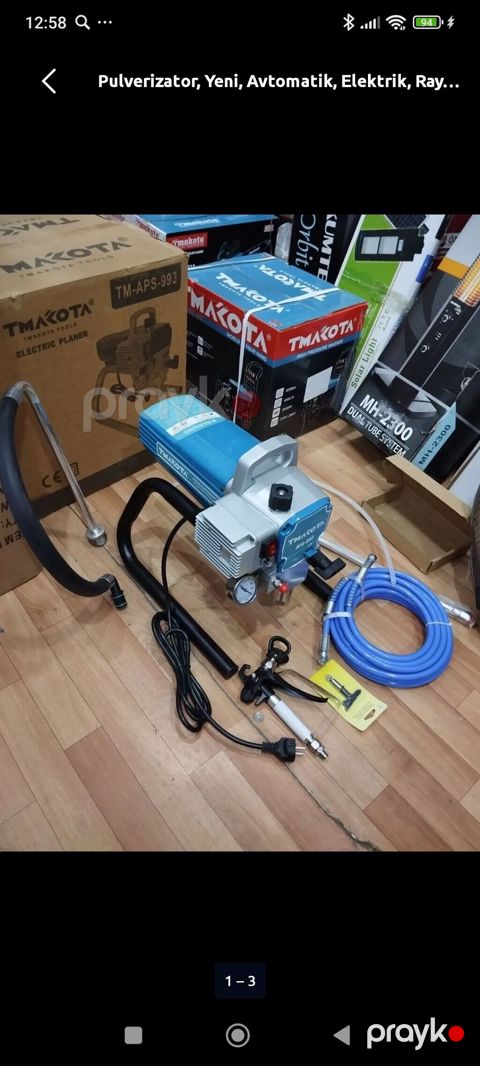 Tmxota APS-993 elektrik boya püskürtmə aparatı Xüsusiyyətlər — Bakı