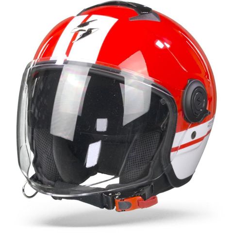 Motosiklet dəbilqəsi Scorpıon EXO Cıty Strada Red-White-White — Bakı