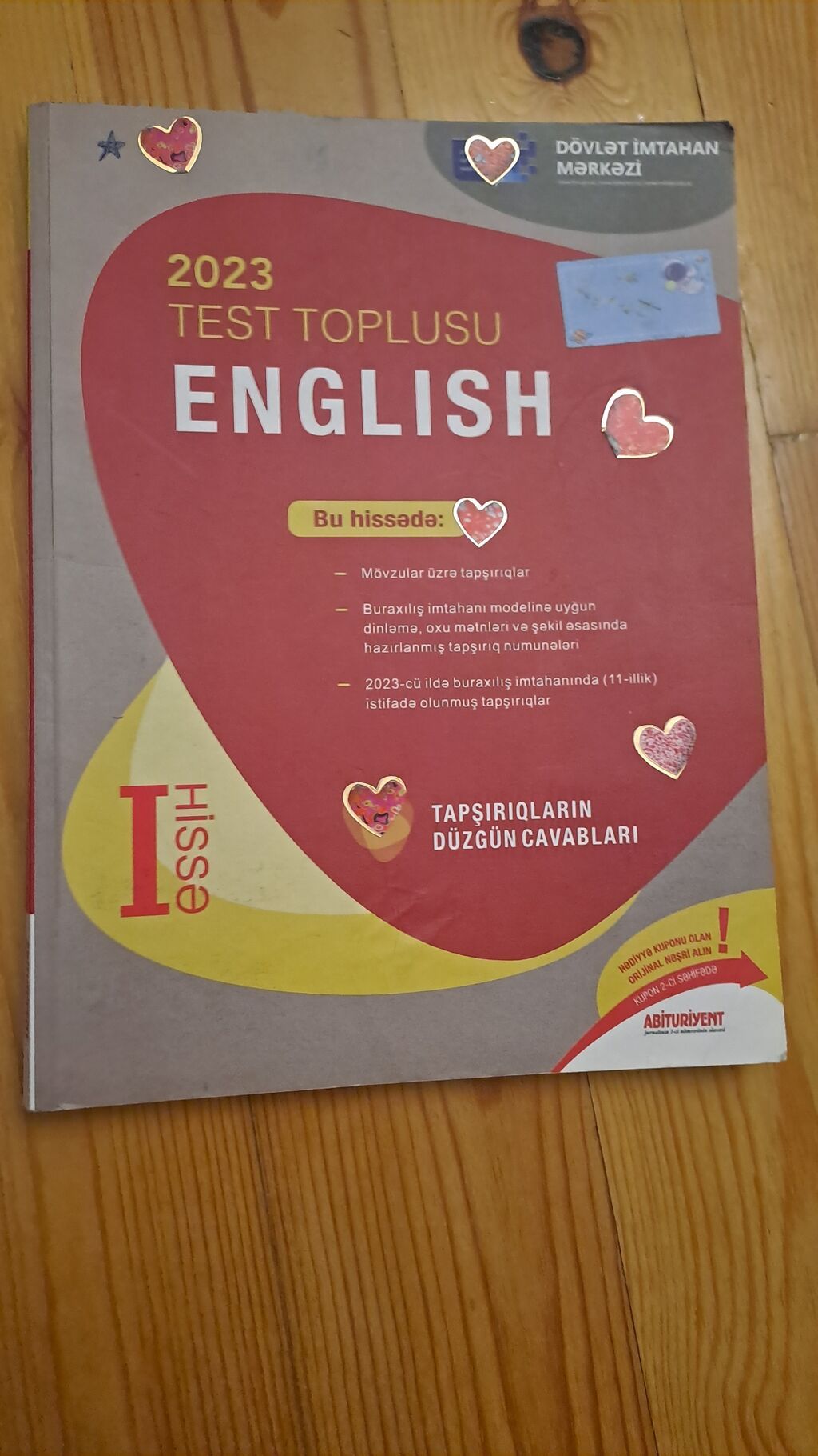 Məhsul: 2023 Test Toplusu – English (I hissə) Xüsusiyyətlər — Kitablar və jurnallar, Tovuz (4)