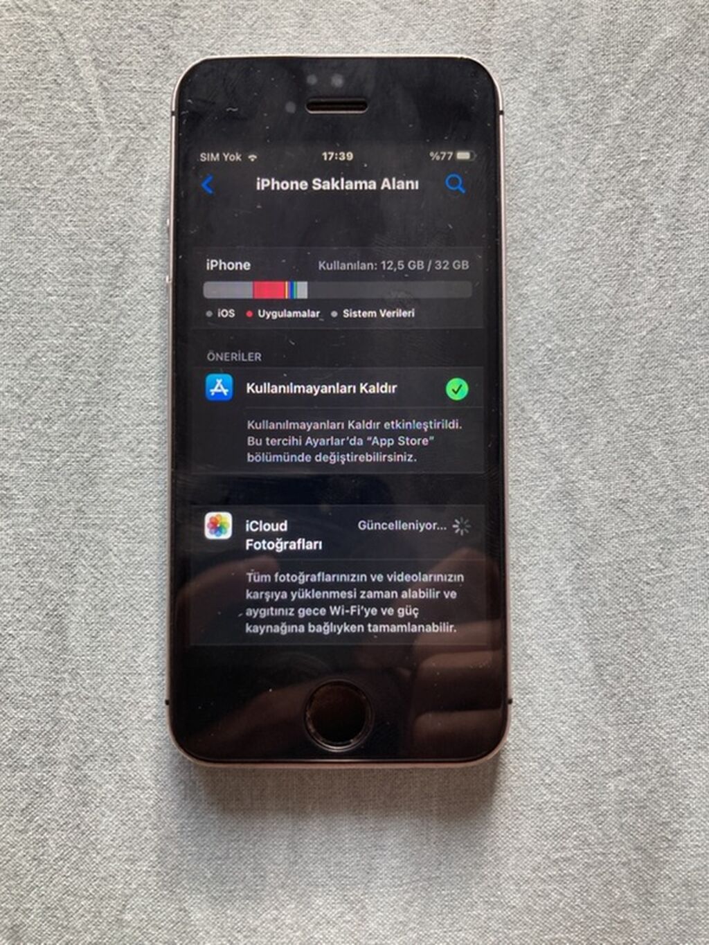 IPhone 5s, 32 GB, Space Gray, Barmaq izi — Apple iPhone, Bakı (8)