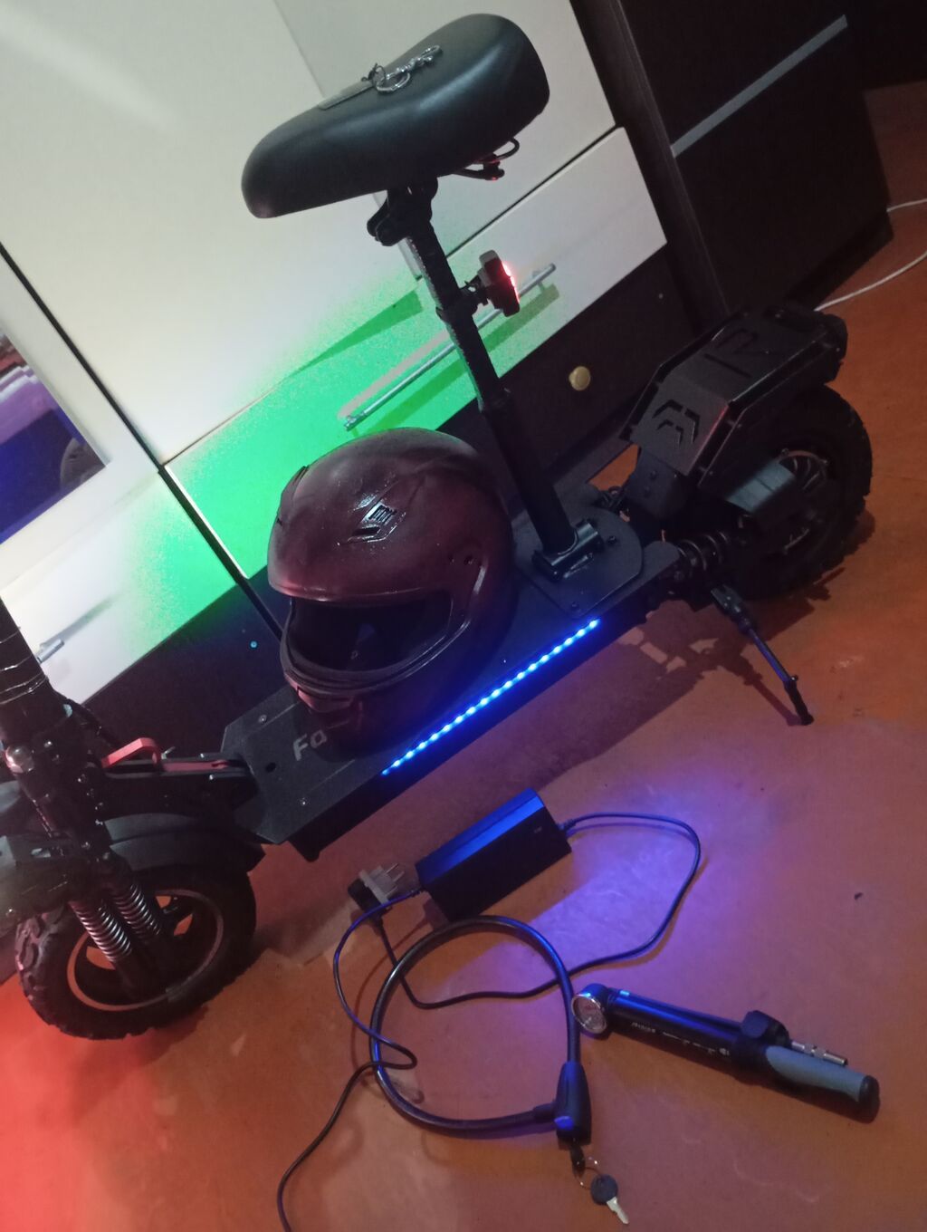 FasTer skuter Rs7 Elektrik skuter – güclü işıqlanma və əlavə — İdman, hobi, istirahət, Bakı (9)