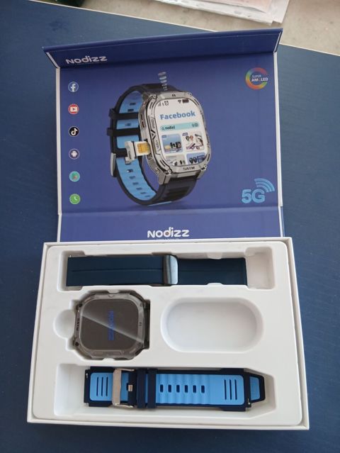 Nodizz N65 ağıllı saat - Ekran: Super AMOLED, toxunuşa həssas, geniş — Digah