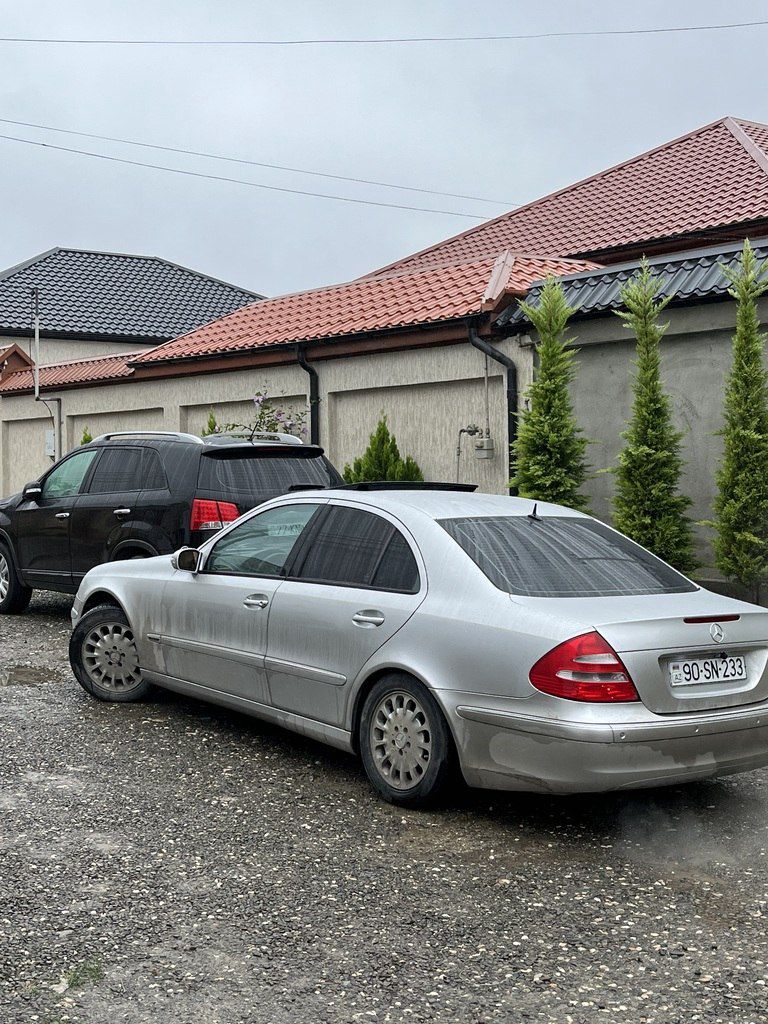 Mercedes E 240, 2.6 L, 2003 il, 288 189 km — Avtomobillər, Şirvan (9)