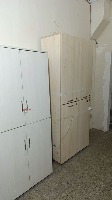 İşlənmiş, 4 qapılı, Ağ, Taxta, Açılan, Düz dolab — Bakı