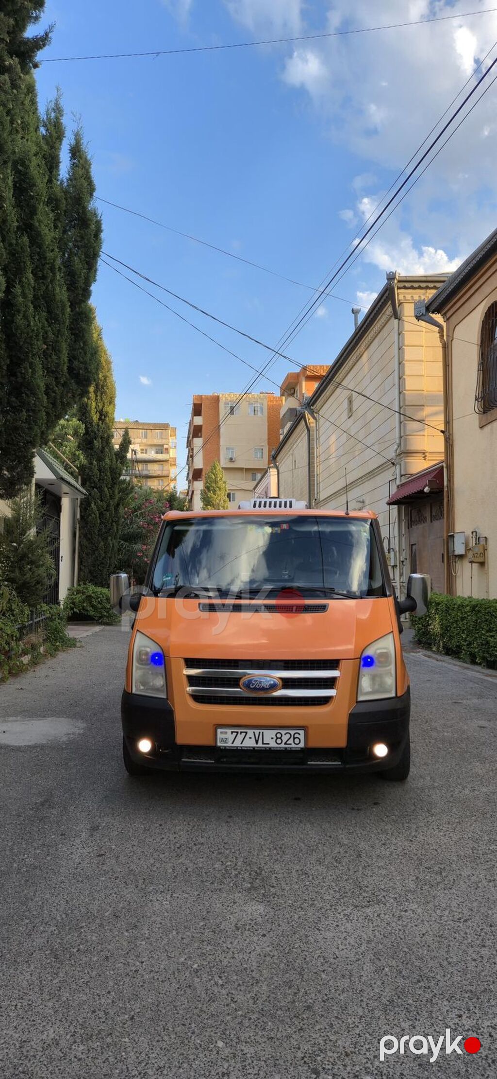 Ford Transit soyuduculu furqon - Rəng: narıncı, kuzov “van” 77-VL-826 — Avtomobillər, Digah (6)