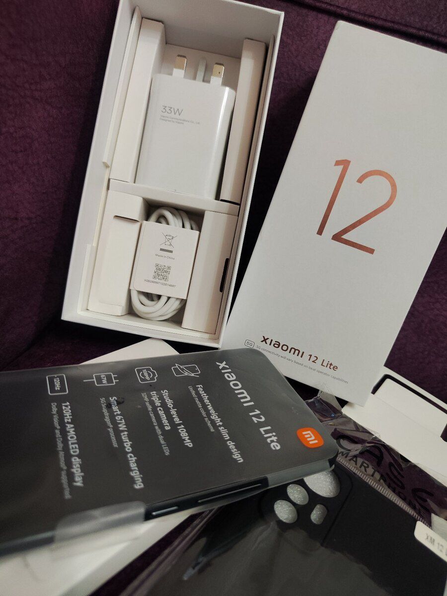 Xiaomi 12 Lite Black 128GB/8GB — Smartfonlar, Bakı (2)