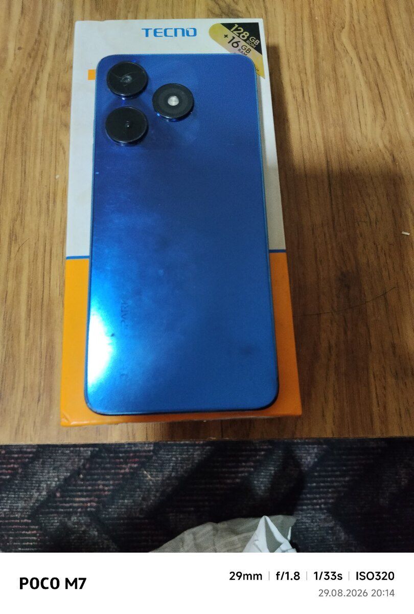 Tecno Spark 10 Blue 128GB/8GB — Smartfonlar, Bakı (2)