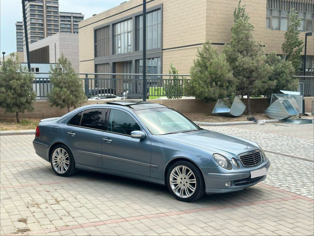 Mercedes E 240, 2.6 L, 2002 il, 298 653 km — Avtomobillər, Bakı (9)