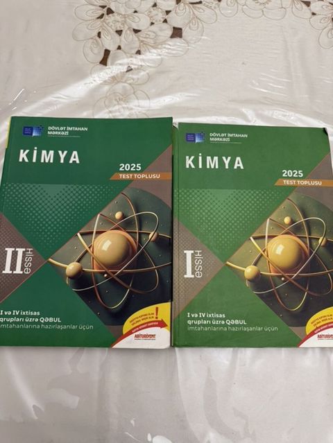 Məhsul: Kimya 2025 Test Toplusu – Dövlət İmtahan Mərkəzi (DİM) - Hissə — Bakı