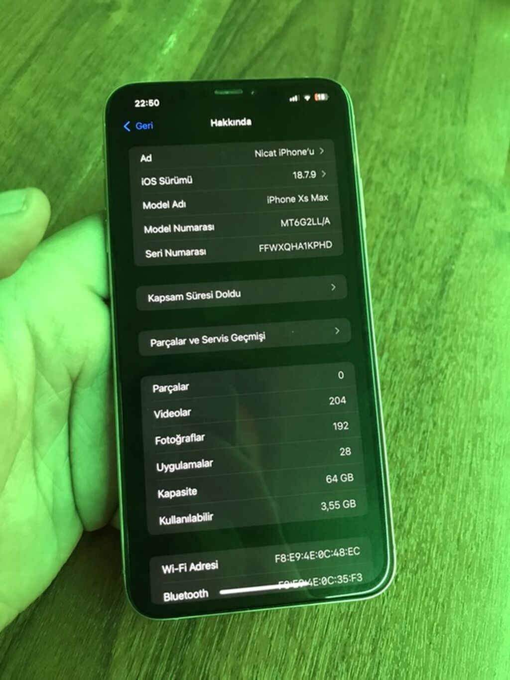 IPhone Xs Max, 64 GB, Gümüşü — Apple iPhone, Bakı (3)