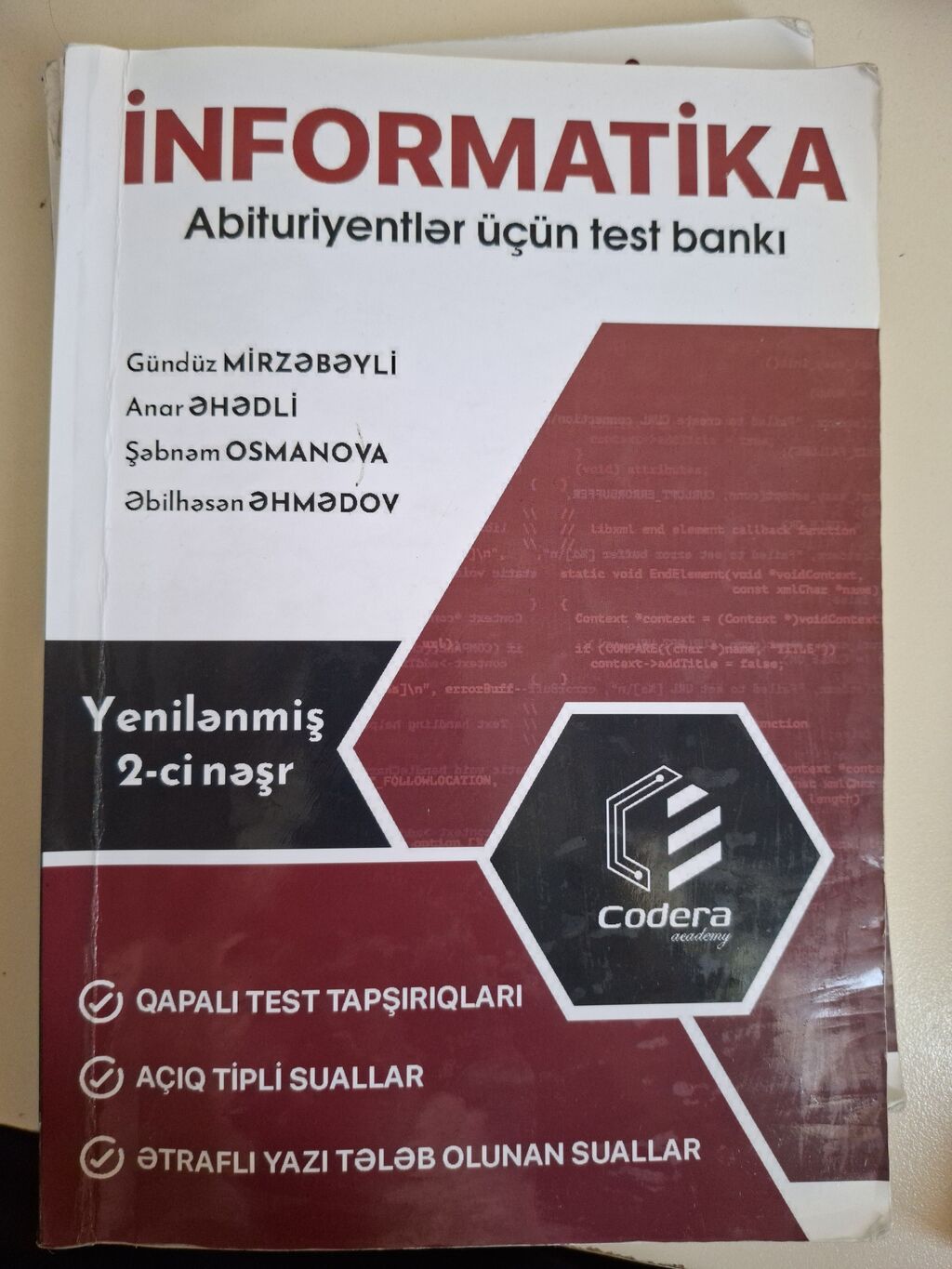 Salam. Informatika. kitablari satilir Toplu hec islenmeyib.qalanlarida — Kitablar, Masazır (3)