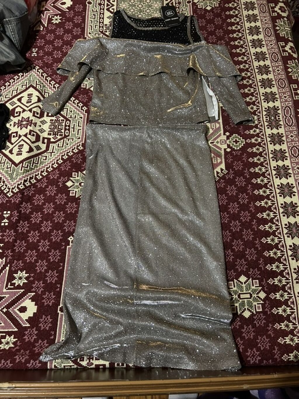 Gümüşü parıltılı iki hissədən ibarət dəst – Lady Sharm - Brend: Lady — Şəxsi əşyalar, Bakı (5)