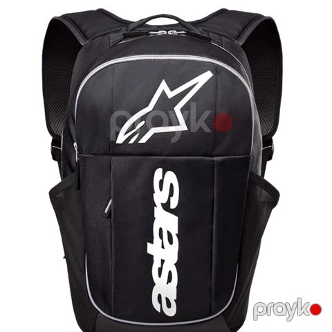Motosiklet çantası Alpinestars GFX Boss kürək çantası – Qara/Ağ – Tək ölçü