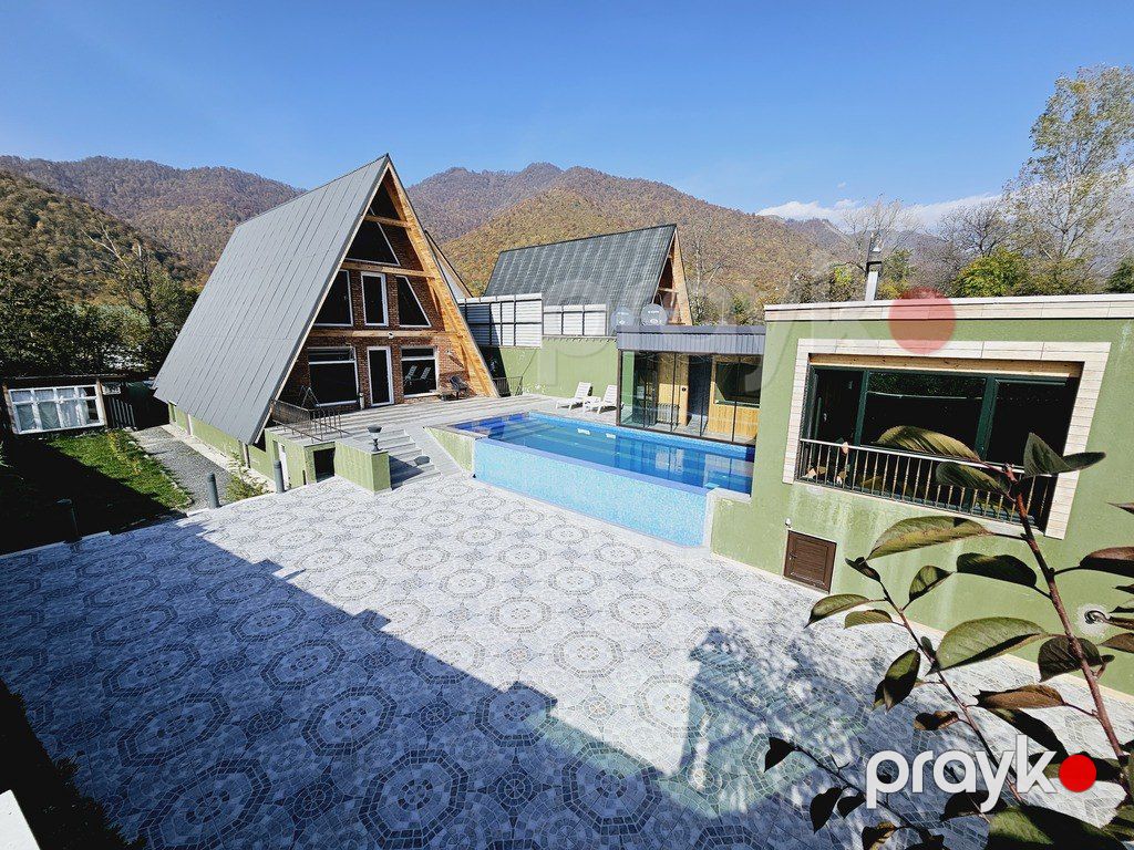 İcarəyə verilir 5 otaqlı həyət evi/bağ evi 200 m² — Ev, villa, Qəbələ (2)
