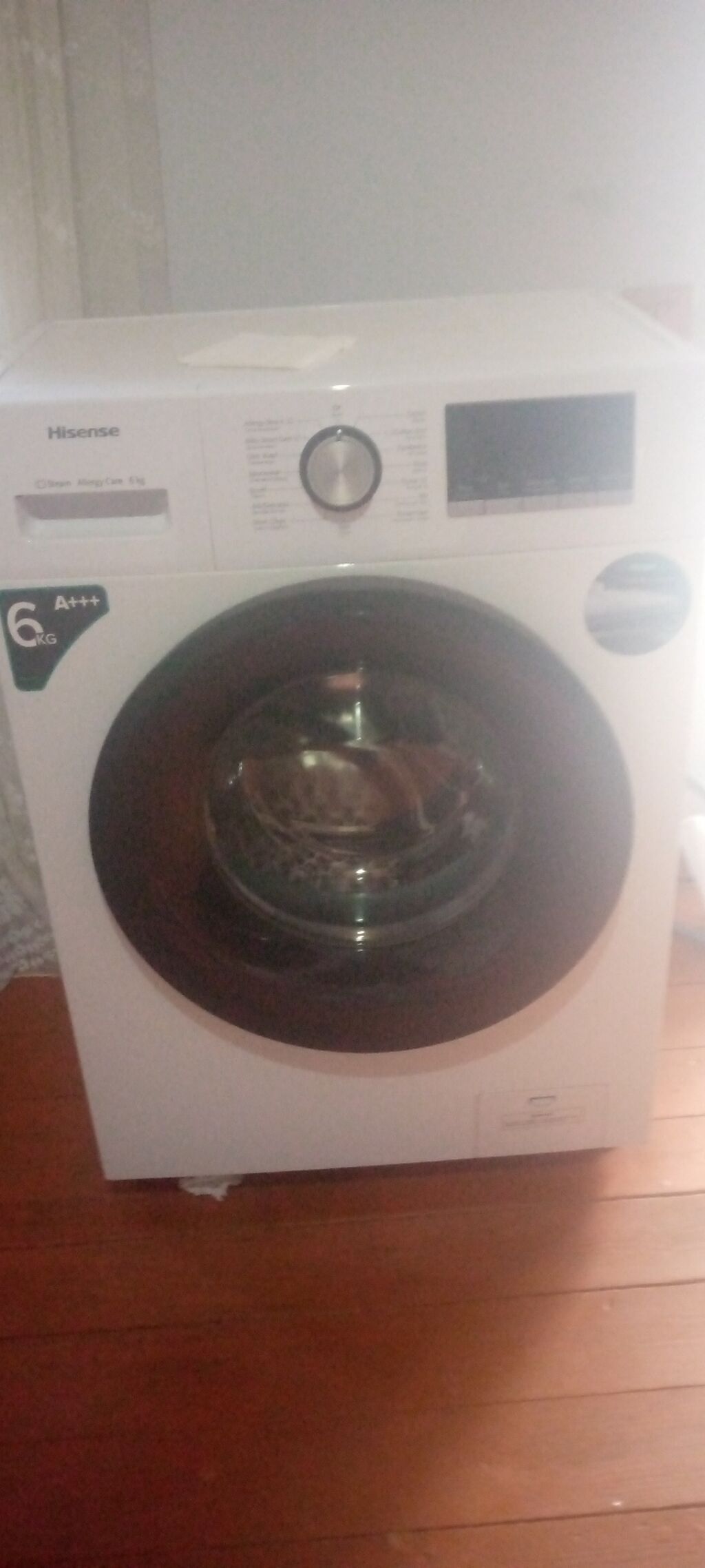 Hisense önyükləməli paltaryuyan maşın - Yük tutumu: 6 kq (etiketdə — Paltaryuyan maşınlar, Bakı (2)