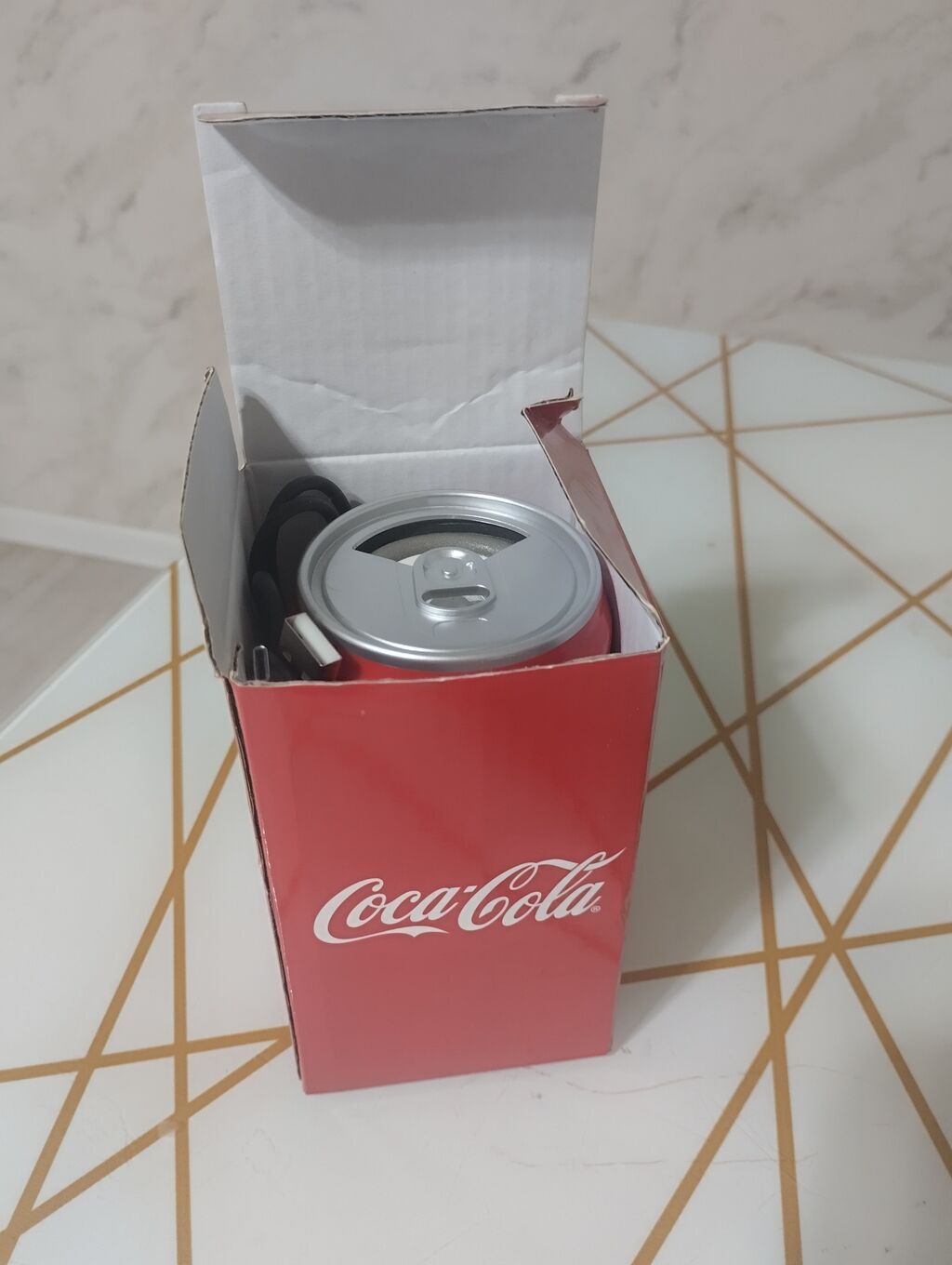 Coca‑Cola dizaynlı portativ MP3 pleyer və mini dinamik. Cola — Elektronika, Xırdalan (4)