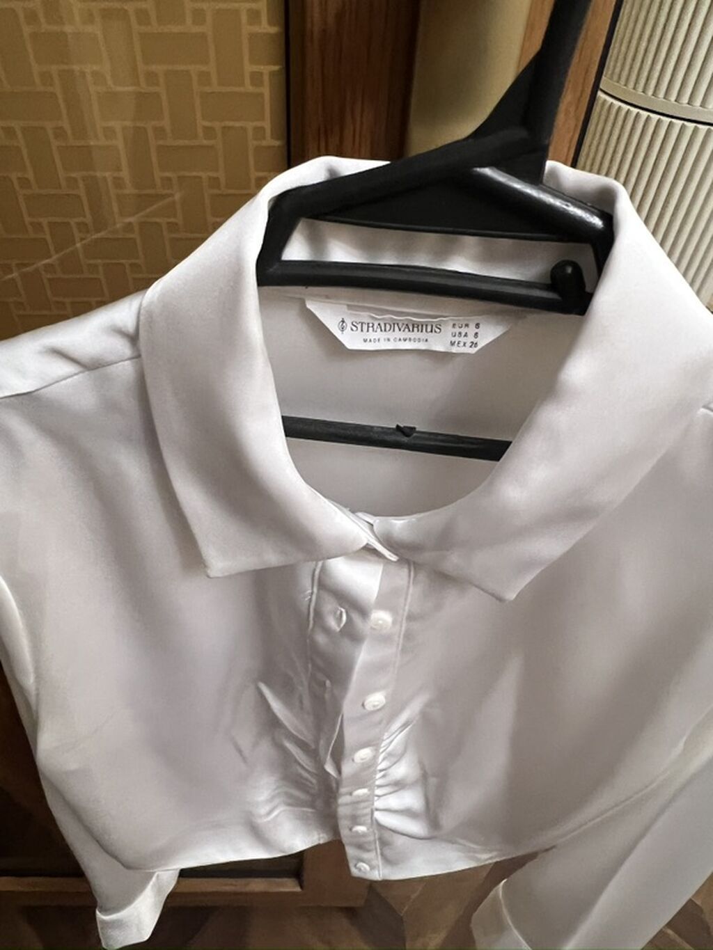 Stradivarius və Loewe üslubunda qadın köynəkləri - Modellər: Ağ satən — Şəxsi əşyalar, Digah (2)