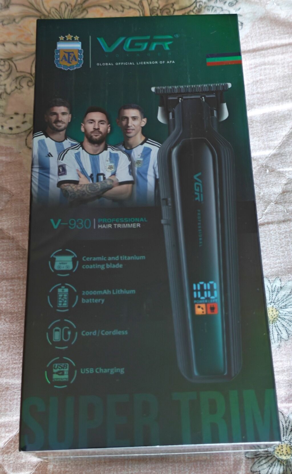 VGR Voyager V-930 Professional Hair Trimmer - Rəsmi AFA lisenziyalı — Elektronika, Bakı (4)