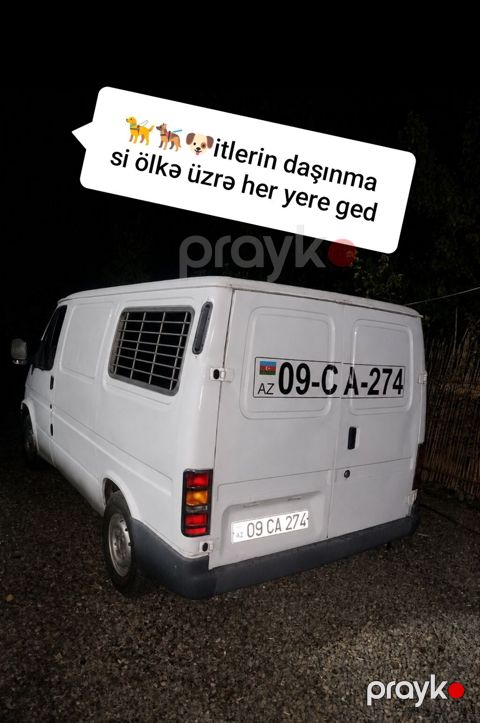 Heyvanların daşınması xidməti İtlərin və digər ev heyvanlarının — Bərdə