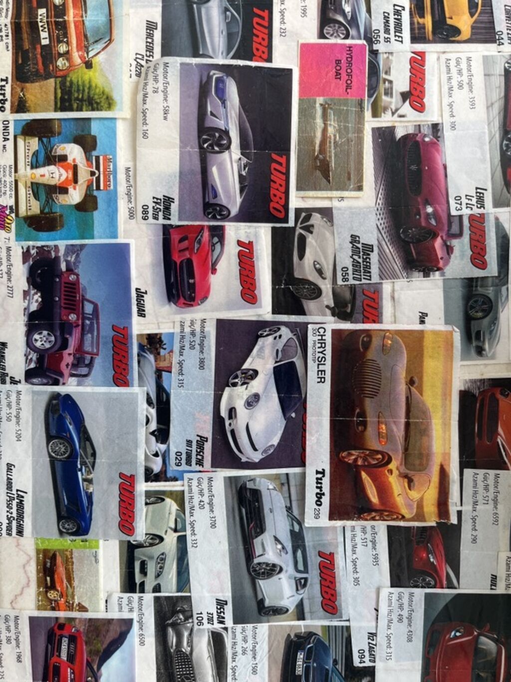 Koleksiya: Kent Turbo saqqız kartları (avtomobil seriyası) Təsvir — İdman, hobi, istirahət, Bakı (5)